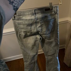 Bootcut light wash jeans